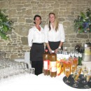 Catering staff members at Grittenham Barn wedding