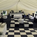 Black and White Wedding Marquee