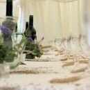Wedding table arrangement